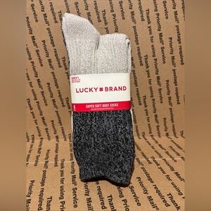 Lucky Brand Socks Women's Super Soft Boot Socks 6 Pairs Size 5-10 New